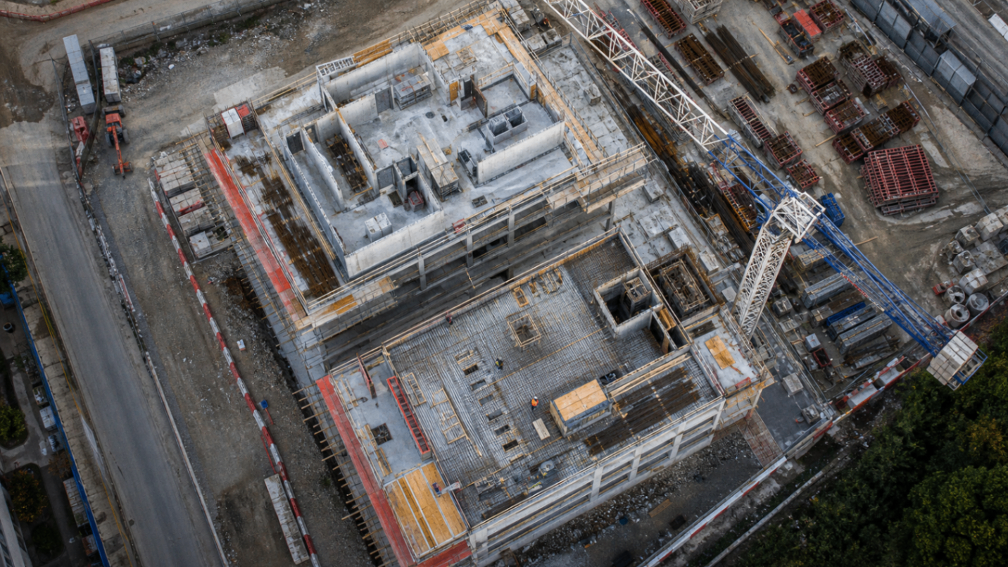 Construction Progress drone service — professional aerial photography